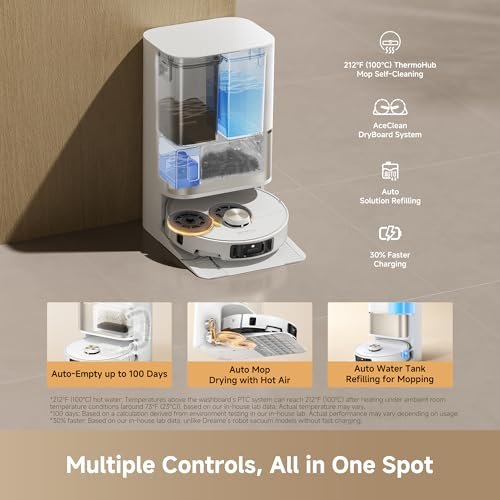 Dreame L60 Ultra PE robot vacuum and mop with self-cleaning dock