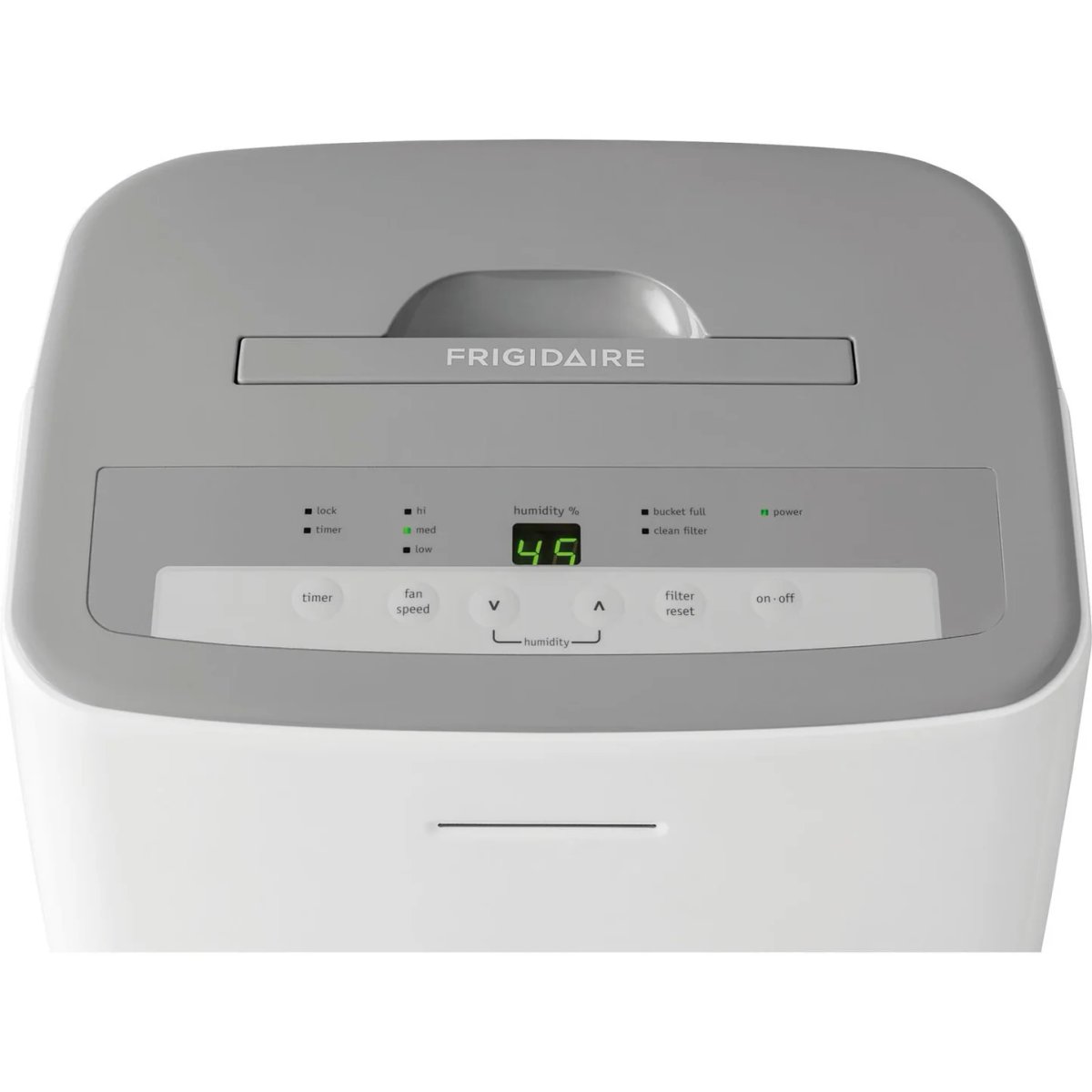 Frigidaire 50-pint dehumidifier with washable filter