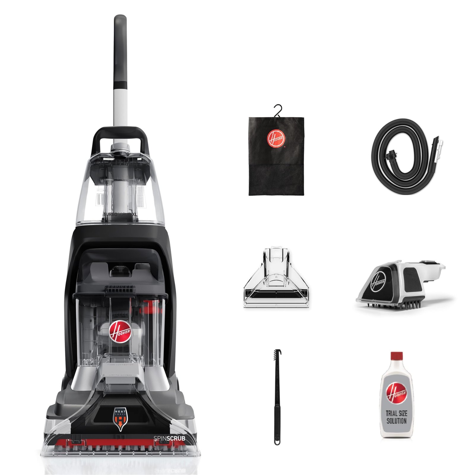 Hoover PowerScrub XL Pet Carpet Cleaner brush rolls close-up