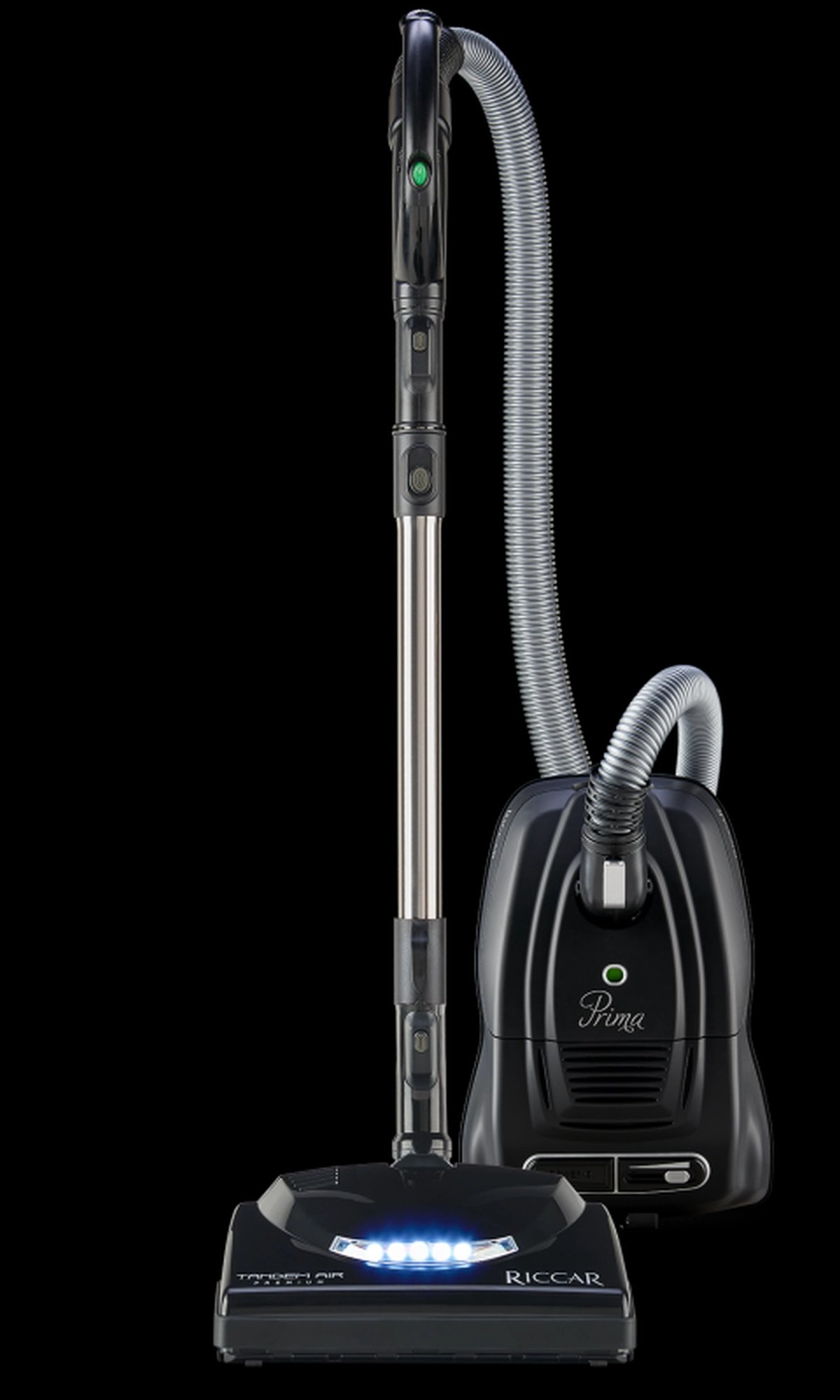 Riccar Prima Power Team canister vacuum with power nozzle