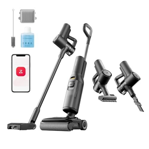Roborock F25 ACE Combo cordless wet dry vacuum with its self-cleaning dock