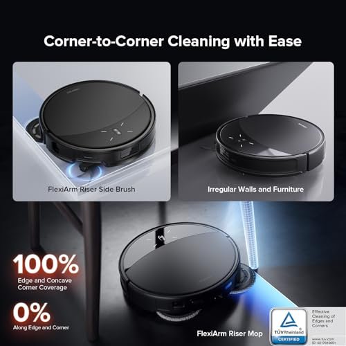 Roborock Saros 10R robot vacuum and mop, 3.14-inch ultra-slim chassis with detachable mops