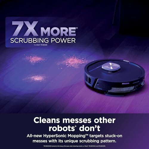 Shark PowerDetect UV Reveal 2-in-1 robot vacuum and mop with NeverTouch Pro base