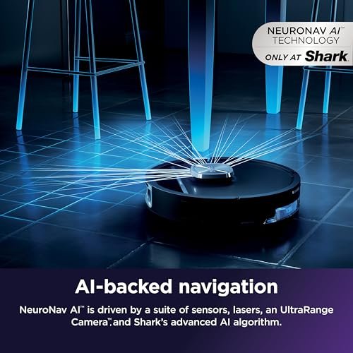 Shark PowerDetect UV Reveal 2-in-1 robot vacuum and mop with NeverTouch Pro base